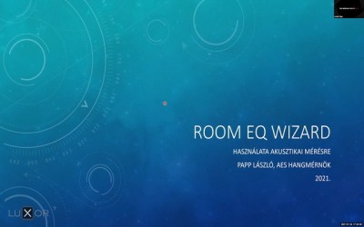 REW szoftver oktatás